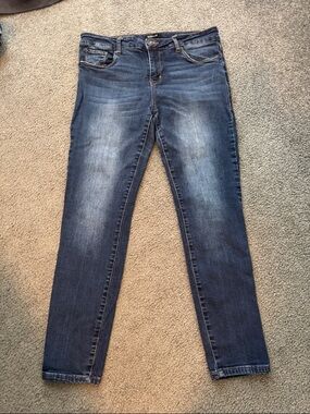 STS Blue Women's Skinny Jeans in Dark Blue Fade